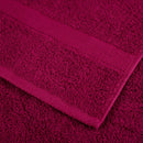 vidaXL 4 db prémium szaunatörölköző SOLUND bordó 80 x 200 cm 600 g/m²