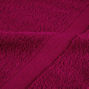 vidaXL prémium szaunatörölköző SOLUND 10 db bordó 80 x 200 cm 600 g/m²