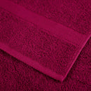 vidaXL 10 db prémium SOLUND törölköző bordó 100 x 200 cm 600 g/m²