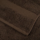 vidaXL prémium fürdőlepedő SOLUND 2 db barna 100 x 150 cm 600 g/m²