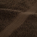 vidaXL prémium fürdőlepedő SOLUND 2 db barna 100 x 150 cm 600 g/m²