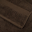 vidaXL 4 db prémium fürdőlepedő SOLUND barna színben 100 x 150 cm 600 g/m²