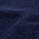 vidaXL prémium kéztörlő SOLUND 2 db sötétkék 50 x 100 cm 600 g/m²