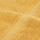 vidaXL 2 db prémium vendégtörölköző SOLUND arany színben 30 x 50 cm 600 g/m²