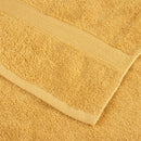vidaXL 10 db prémium SOLUND fürdőlepedő arany 100 x 150 cm 600 g/m²