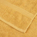 vidaXL prémium szaunatörölközők SOLUND 10 db arany 80 x 200 cm 600 g/m²