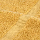 vidaXL 10 db prémium SOLUND törölköző arany 100 x 200 cm 600 g/m²