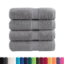 vidaXL 4 db prémium SOLUND mosdótörölköző szürke 30 x 30 cm 600 g/m²