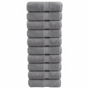 vidaXL 10 db prémium vendégtörölköző SOLUND szürke 30 x 50 cm 600 g/m²