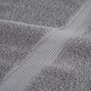 vidaXL 2 db prémium fürdőlepedő SOLUND szürke 70 x 140 cm 600 g/m²