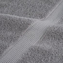 vidaXL 4 db prémium SOLUND törölköző szürke 100 x 200 cm 600 g/m²