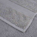 vidaXL 10 db prémium SOLUND törölköző szürke 100 x 200 cm 600 g/m²