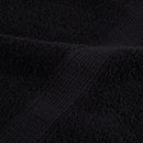 vidaXL prémium kéztörlő SOLUND 2 db fekete 50 x 100 cm 600 g/m²