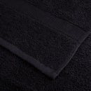 vidaXL prémium fürdőlepedők SOLUND 10 db fekete 100 x 150 cm 600 g/m²