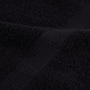 vidaXL prémium fürdőlepedők SOLUND 10 db fekete 100 x 150 cm 600 g/m²