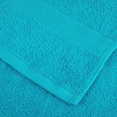 vidaXL prémium kéztörlő SOLUND 2 db türkizkék 50 x 100 cm 600 g/m²