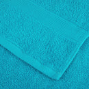 vidaXL prémium kéztörlő SOLUND 10 db türkizkék 50 x 100 cm 600 g/m²