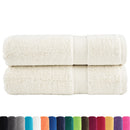 vidaXL prémium fürdőlepedő SOLUND 2 db krémszínű 70 x 140 cm 600 g/m²