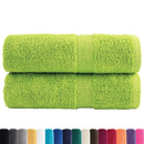 vidaXL prémium SOLUND mosdótörlő 2 db almazöld 30 x 30 cm 600 g/m²