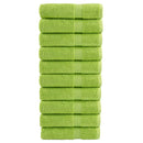 vidaXL prémium fürdőlepedők SOLUND 10 db almazöld 100 x 150 cm 600 g/m²