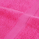 vidaXL Premium zuhanytörölközők SOLUND 10 db Pink 70x140 cm 600 gsm
