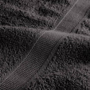 vidaXL 8 db prémium törölközőgarnitúra SOLUND antracitszürke 600 g/m²