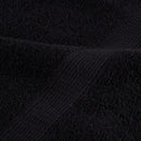 vidaXL 12 db prémium törölközőgarnitúra SOLUND fekete 600 g/m²
