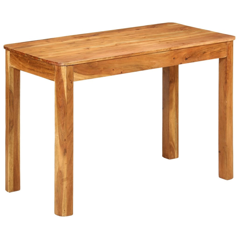 vidaXL tömör akácfa étkezőasztal 110 x 55 x 76 cm