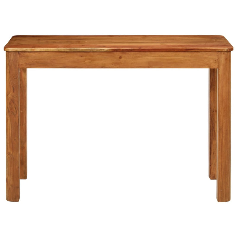 vidaXL tömör akácfa étkezőasztal 110 x 55 x 76 cm