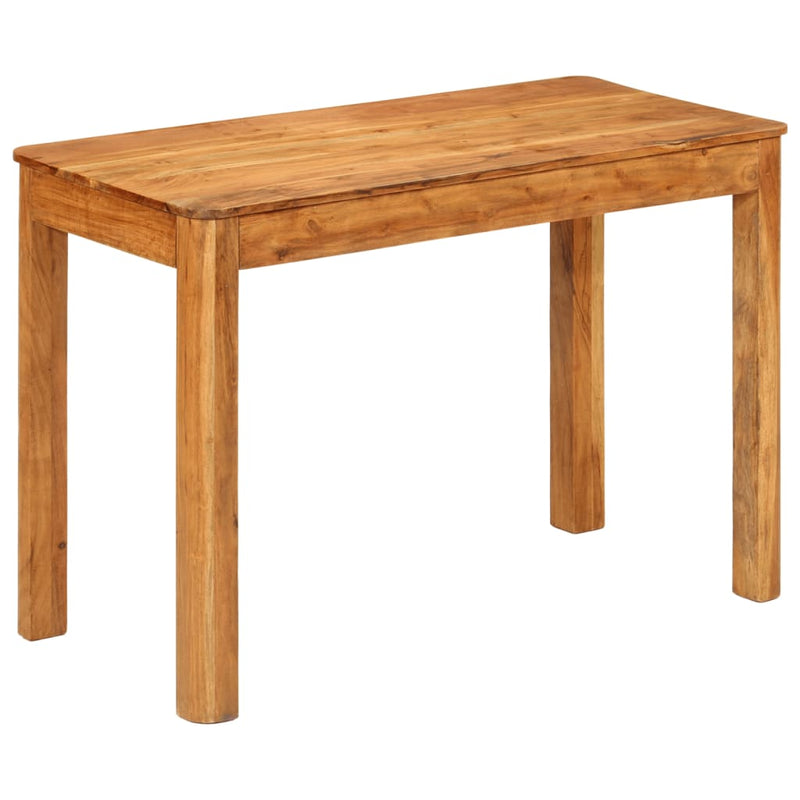 vidaXL tömör akácfa étkezőasztal 110 x 55 x 76 cm