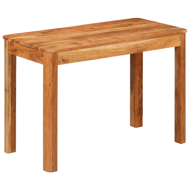 vidaXL tömör akácfa étkezőasztal 110 x 55 x 76 cm