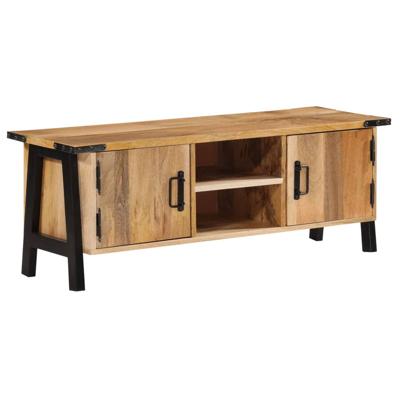 vidaXL tömör mangófa TV-szekrény 110x35x40 cm