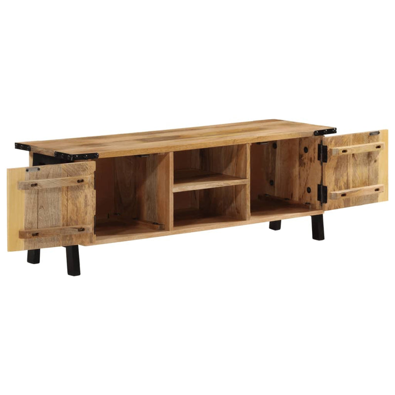 vidaXL tömör mangófa TV-szekrény 110x35x40 cm