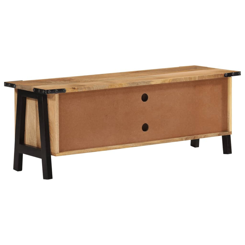 vidaXL tömör mangófa TV-szekrény 110x35x40 cm