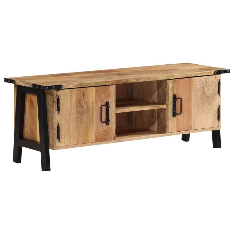 vidaXL tömör mangófa TV-szekrény 110x35x40 cm