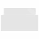 vidaXL fehér szerelt fa ágykeret 90 x 200 cm