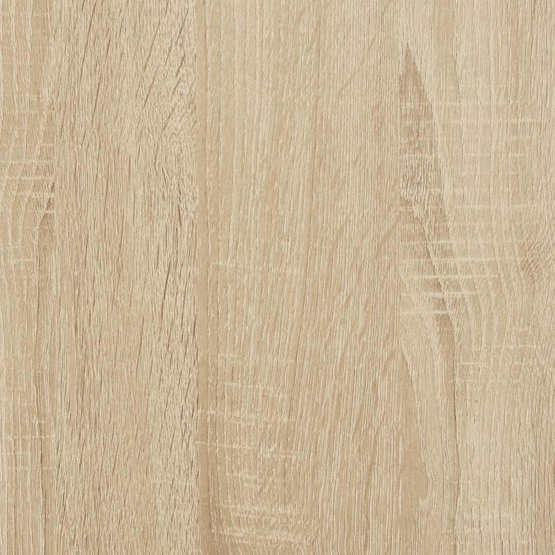 vidaXL sonoma tölgy színű szerelt fa ágykeret matrac nélkül 90x200 cm