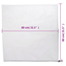 vidaXL 4 db növényvédő huzat zsinórral 70 g/m² 0,8 x 0,8 m