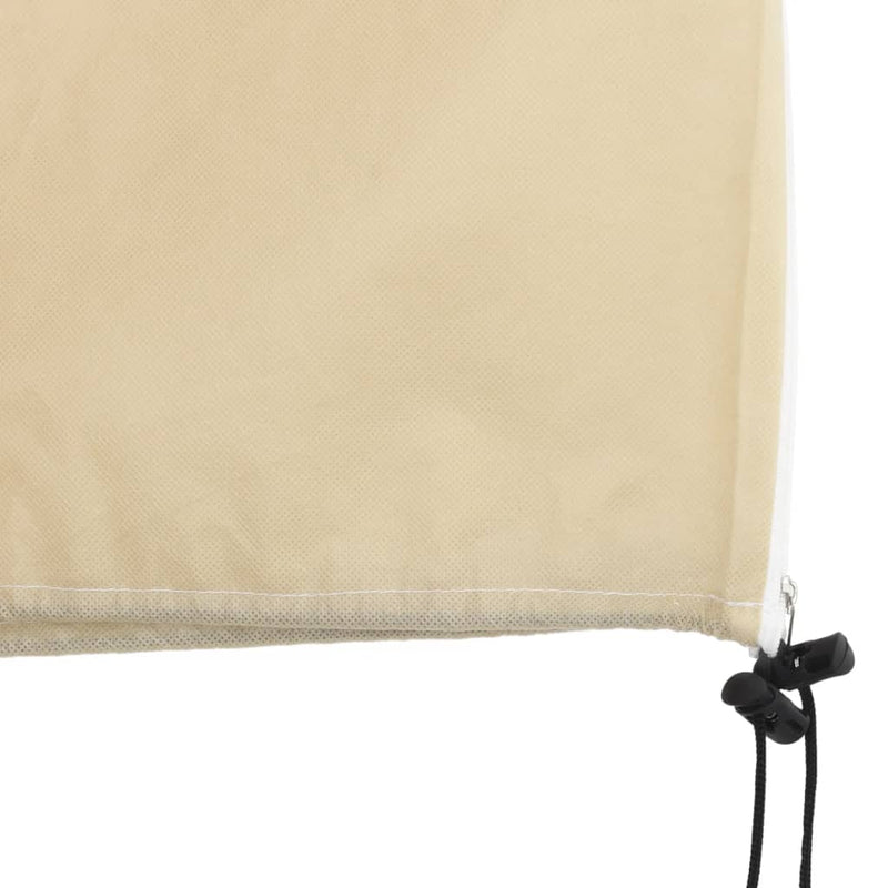 vidaXL 2 db növényvédő huzat cipzárral 70 g/m² 1,2x1,8 m