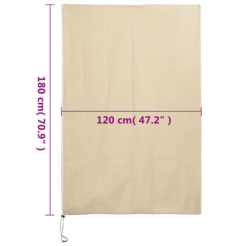 vidaXL 2 db növényvédő huzat cipzárral 70 g/m² 1,2x1,8 m