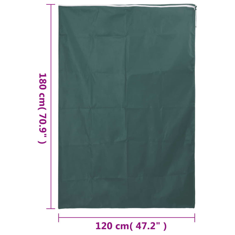 vidaXL 2 db növényvédő huzat cipzárral 70 g/m² 1,2x1,8 m