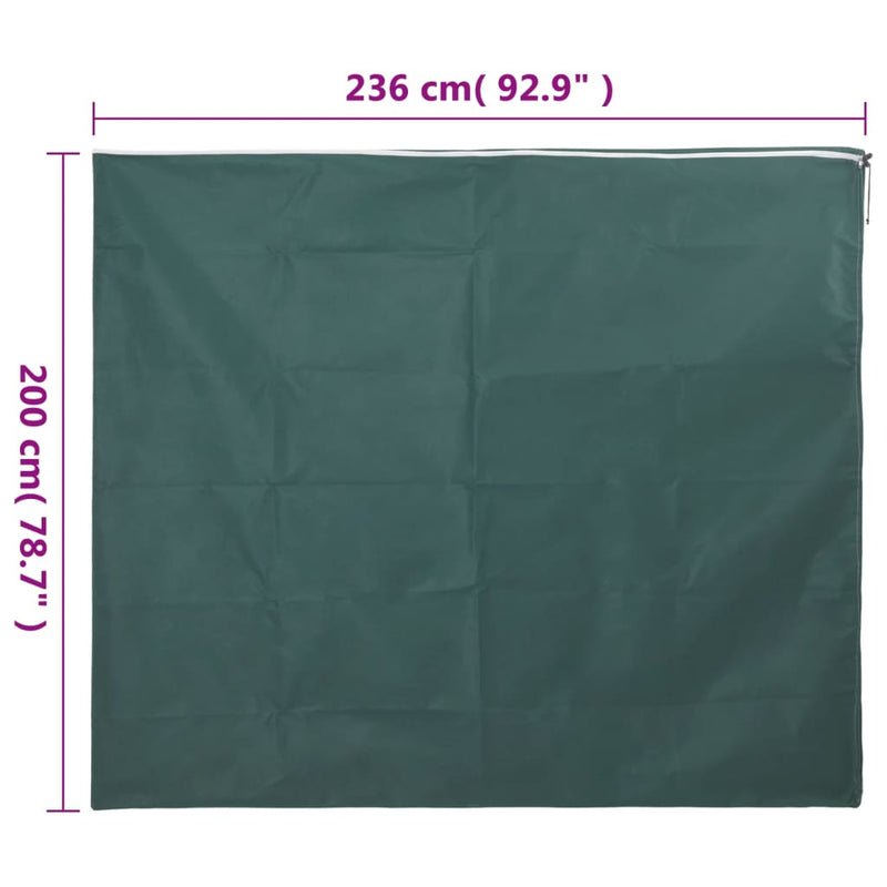 vidaXL növényvédő huzat cipzárral 70 g/m² 2,36 x 2 m