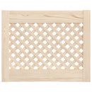 vidaXL 2 db tömör fenyőfa rácsos szekrényajtó 49,5x39,5 cm