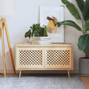 vidaXL 2 db tömör fenyőfa rácsos szekrényajtó 49,5x39,5 cm