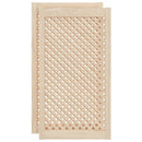 vidaXL 2 db tömör fenyőfa rácsos szekrényajtó 49,5x99 cm