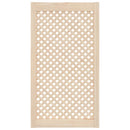 vidaXL 2 db tömör fenyőfa rácsos szekrényajtó 49,5x99 cm