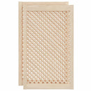 vidaXL 2 db tömör fenyőfa rácsos szekrényajtó 59,5x99 cm