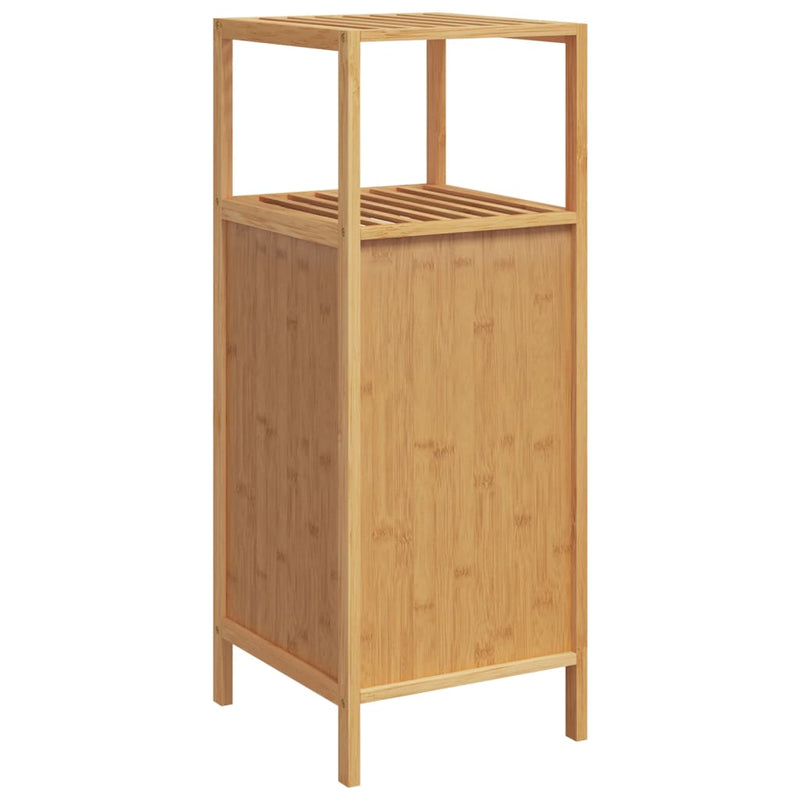 vidaXL bambusz fürdőszobaszekrény polccal 36 x 33 x 87 cm