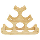 vidaXL bambusz bortartó 6 palackhoz 35 x 18 x 25,5 cm