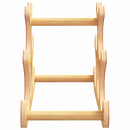 vidaXL bambusz bortartó 6 palackhoz 35 x 18 x 25,5 cm